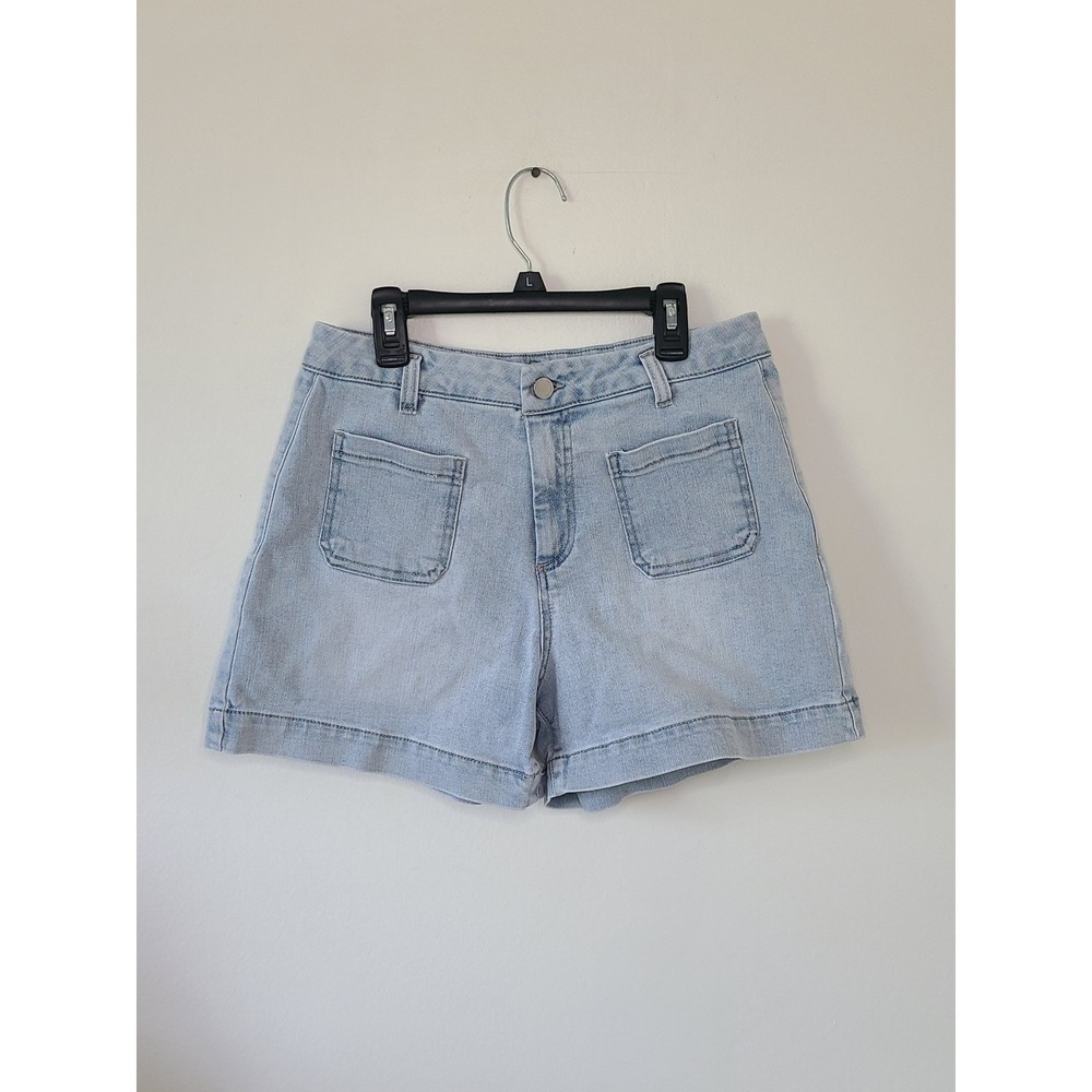 Oat New York High Rise Denim Shorts Size 27